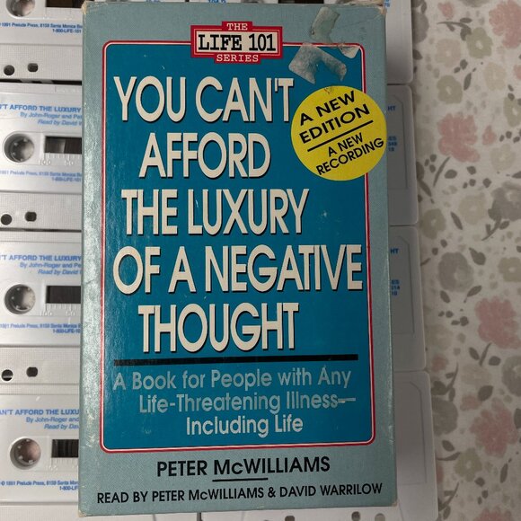 Cassette Tapes "You Can't Afford the Luxury of a Negative Thought" - Vintage - Picture 1 of 7